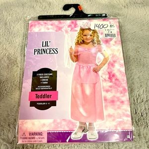 BNWT lil' princess halloween costume in pink